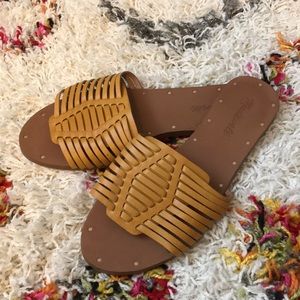 Madewell Hurache Slides Size 7